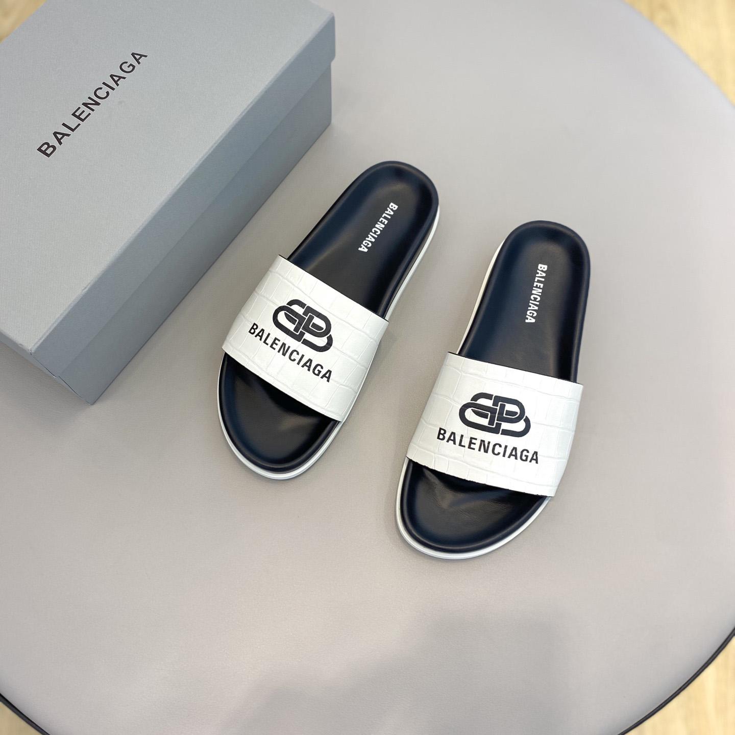 Balenciaga Pool Slide Sandal  - FashionPlug