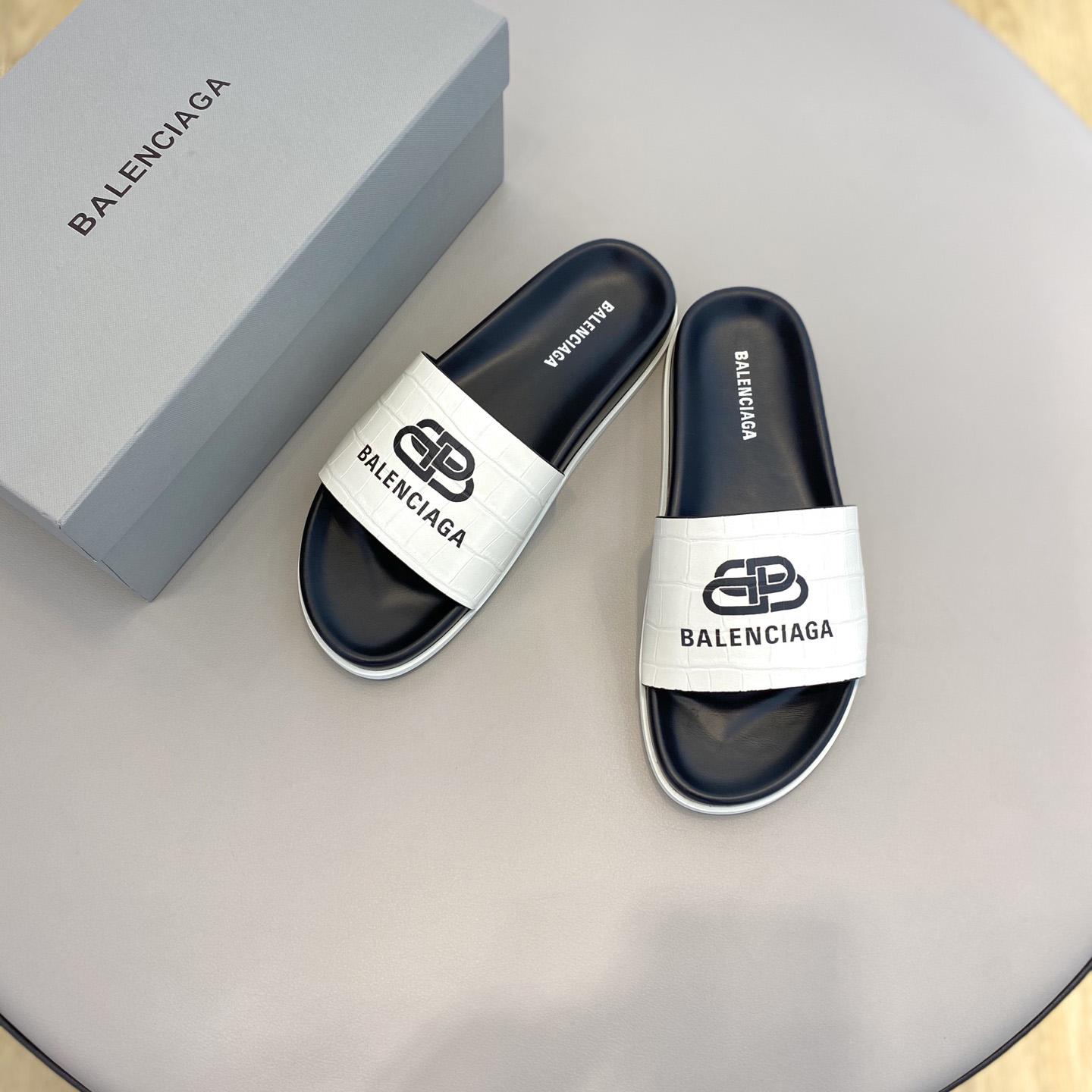 Balenciaga Pool Slide Sandal  - FashionPlug