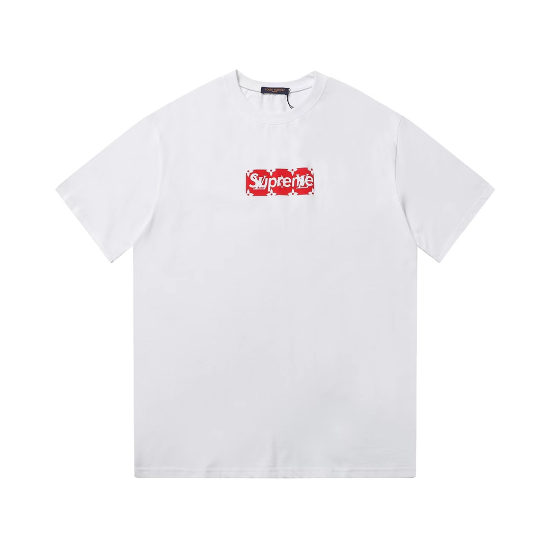 Supreme x Louis Vuitton Box Logo T-Shirt - FashionPlug