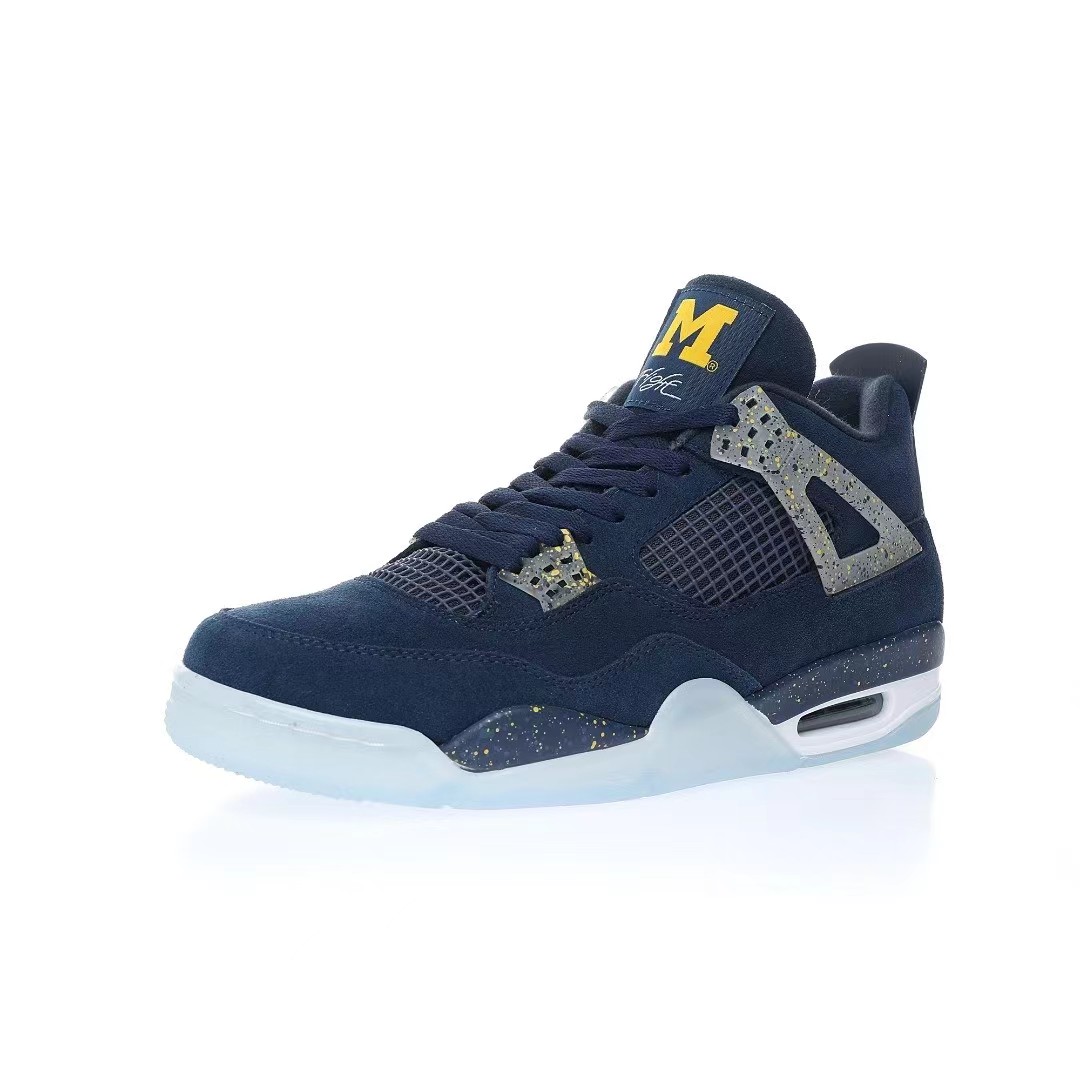 Nike Air Jordan 4 Retro PEUniversity of Michigan Sneaker      Ct8532-148 - FashionPlug