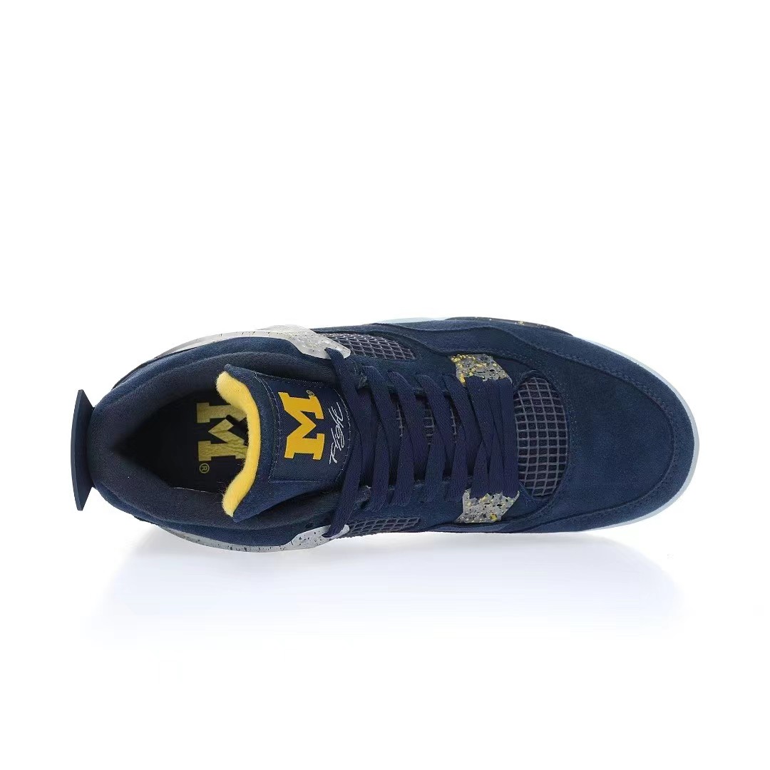 Nike Air Jordan 4 Retro PEUniversity of Michigan Sneaker      Ct8532-148 - FashionPlug