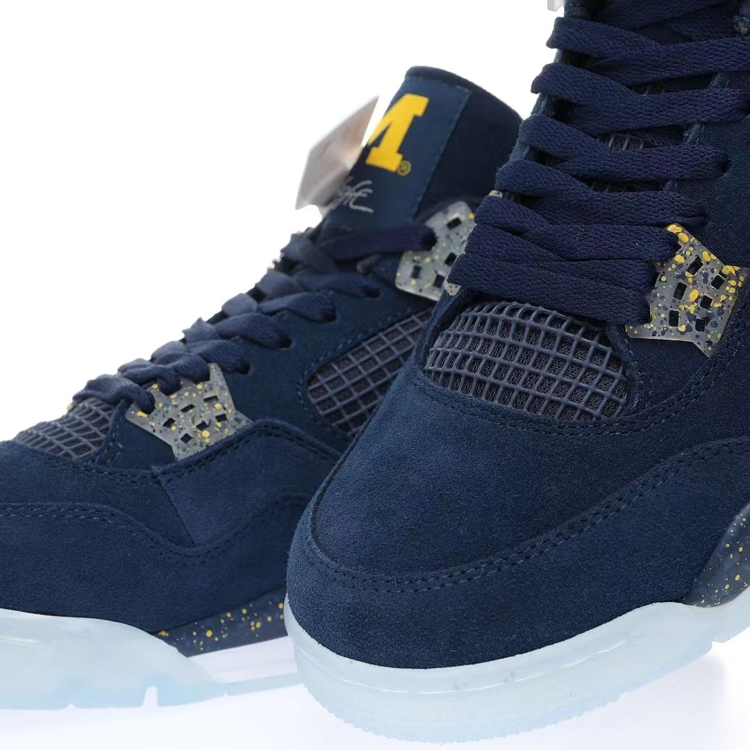 Nike Air Jordan 4 Retro PEUniversity of Michigan Sneaker      Ct8532-148 - FashionPlug