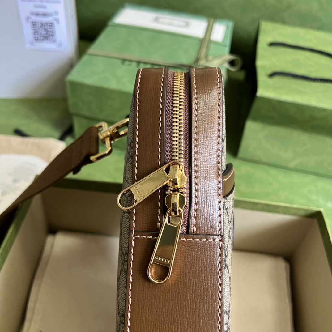 Gucci Sling Backpack With Interlocking G(24*16*5cm) - FashionPlug