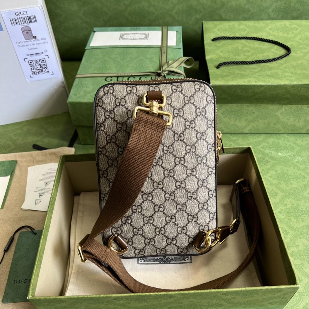 Gucci Sling Backpack With Interlocking G(24*16*5cm) - FashionPlug