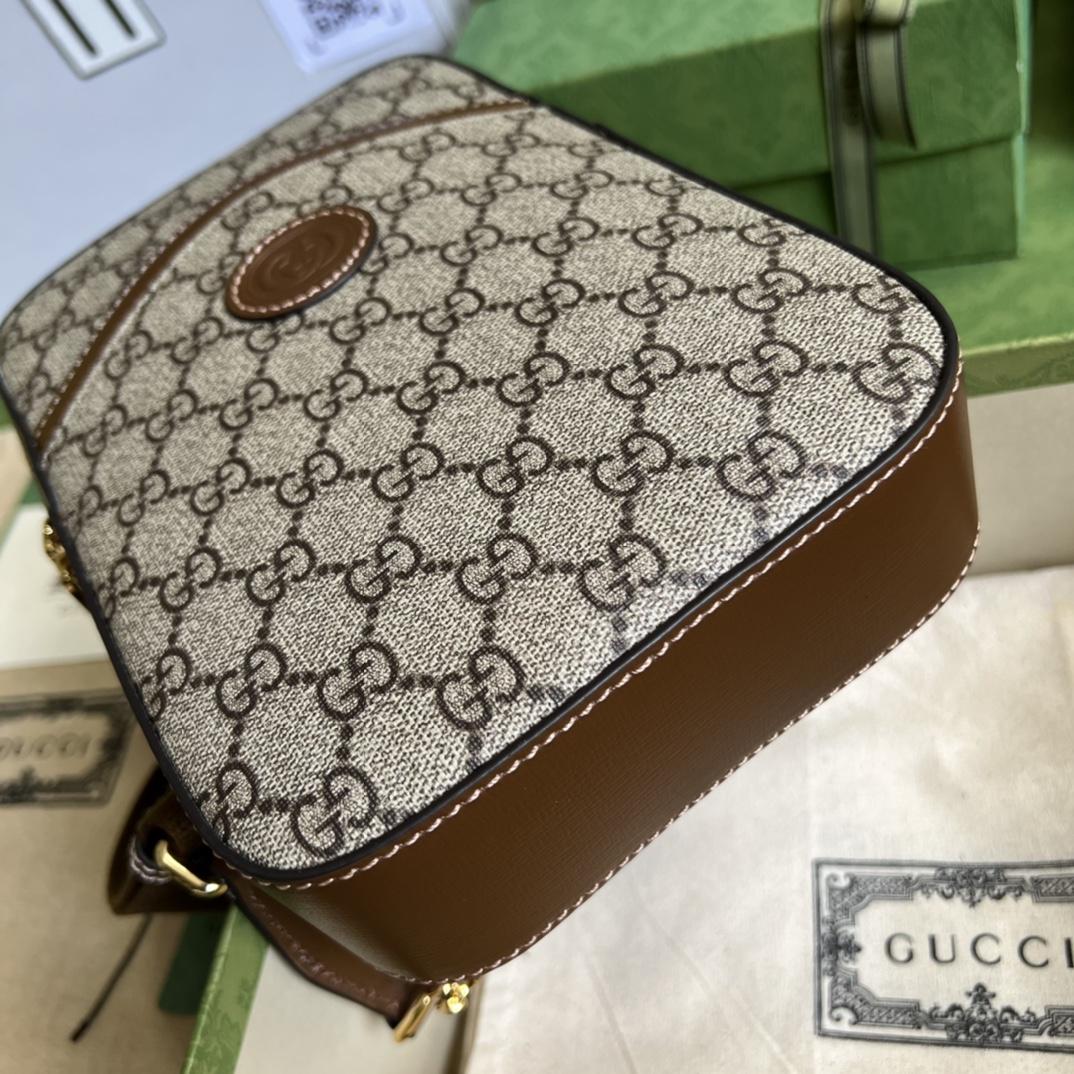 Gucci Sling Backpack With Interlocking G(24*16*5cm) - FashionPlug