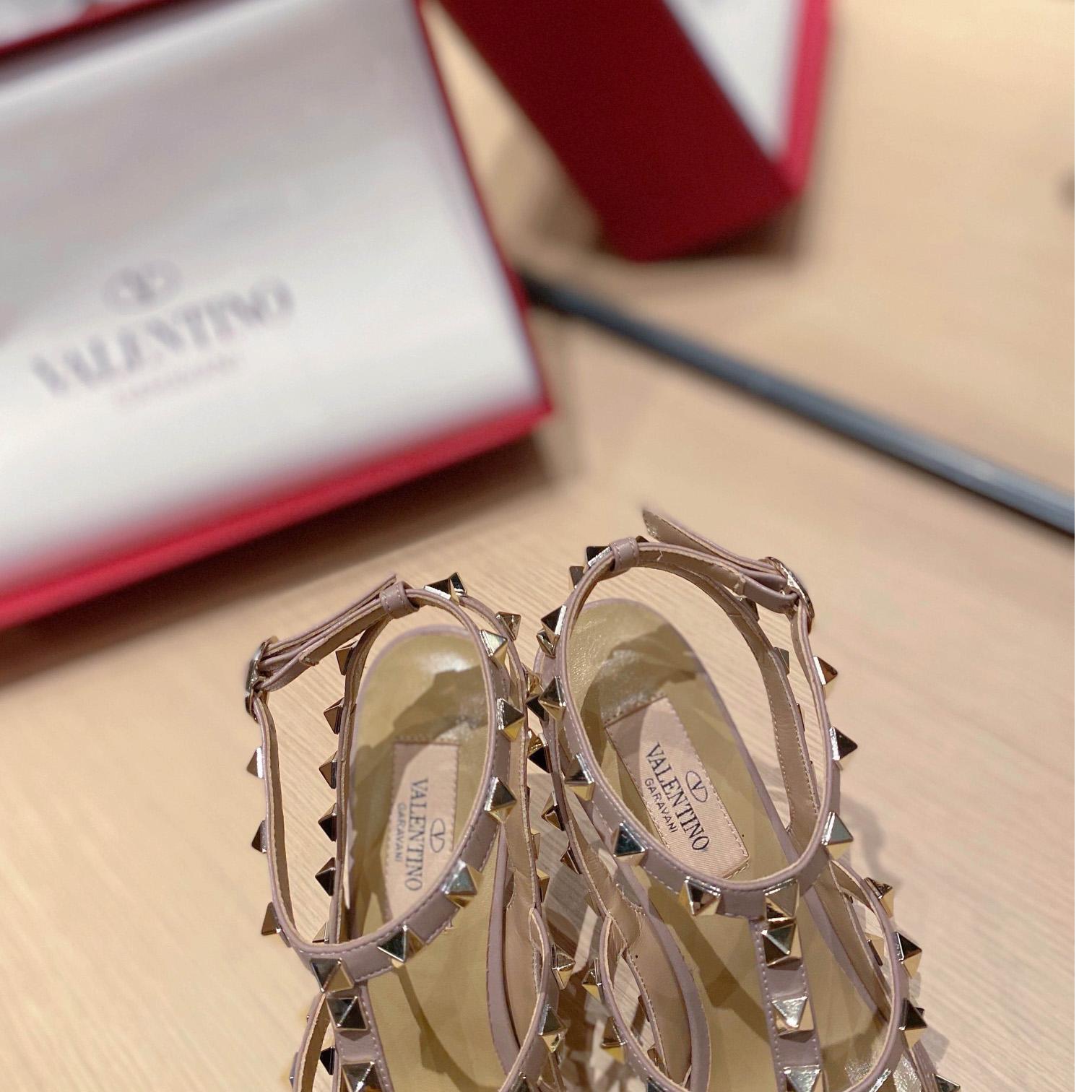 Valenti Patent Rockstud Caged Pump   100mm - FashionPlug