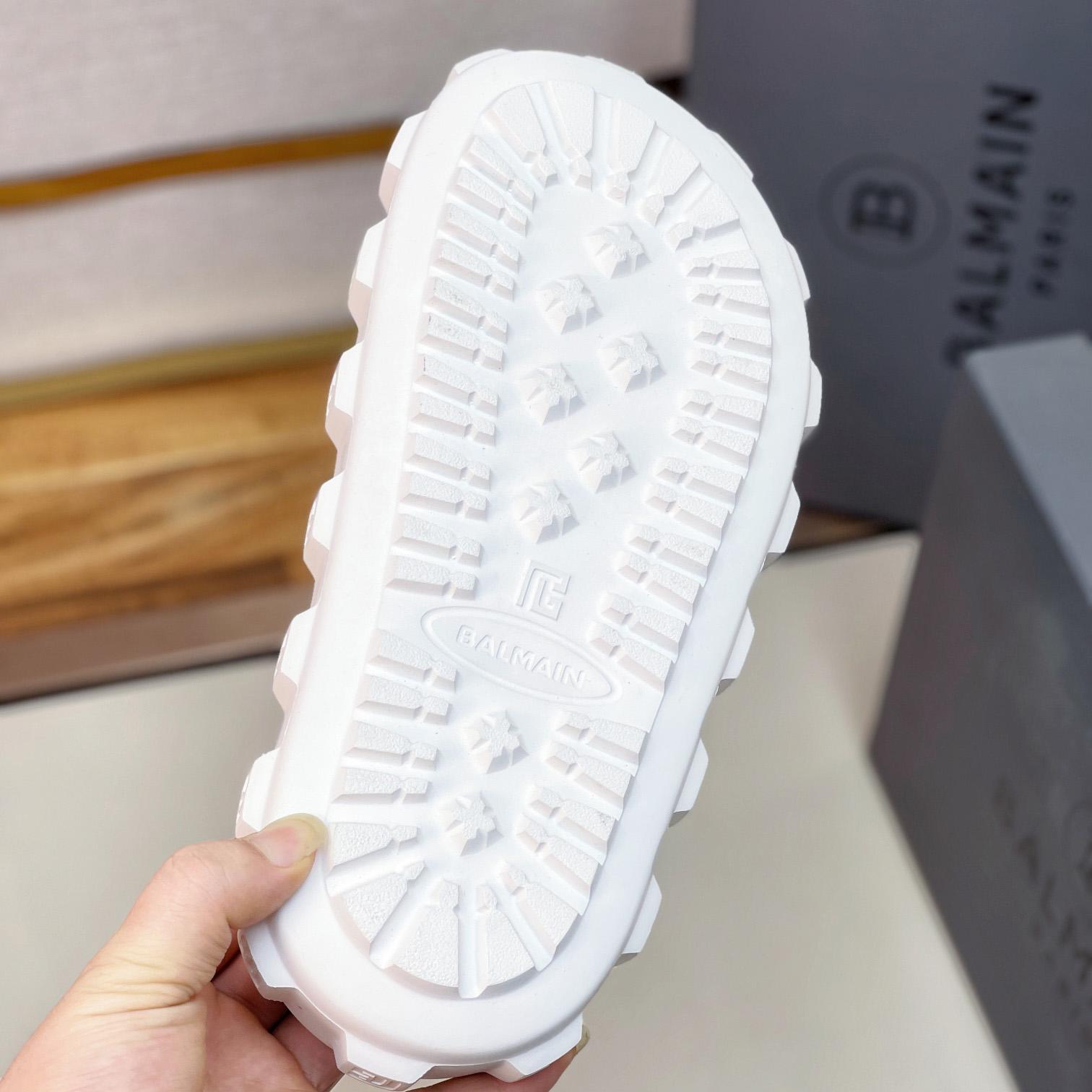 Balmain Ari Flat Mules - FashionPlug