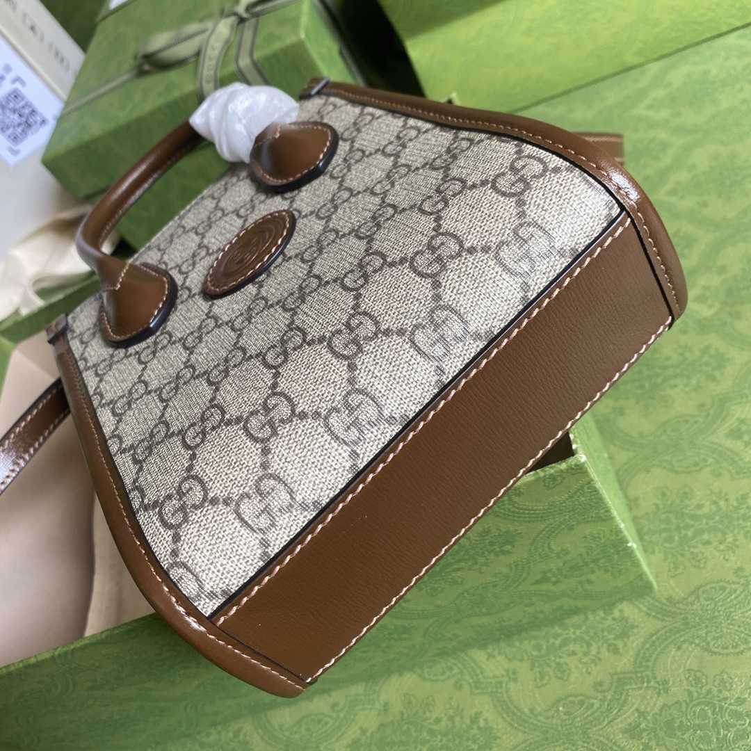 Gucci Mini Tote Bag With Interlocking G(16*20*7cm) - FashionPlug