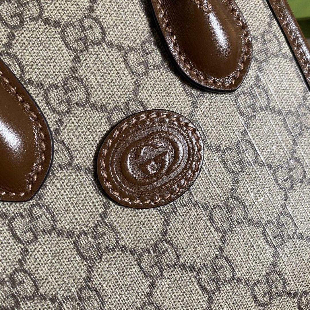 Gucci Mini Tote Bag With Interlocking G(16*20*7cm) - FashionPlug