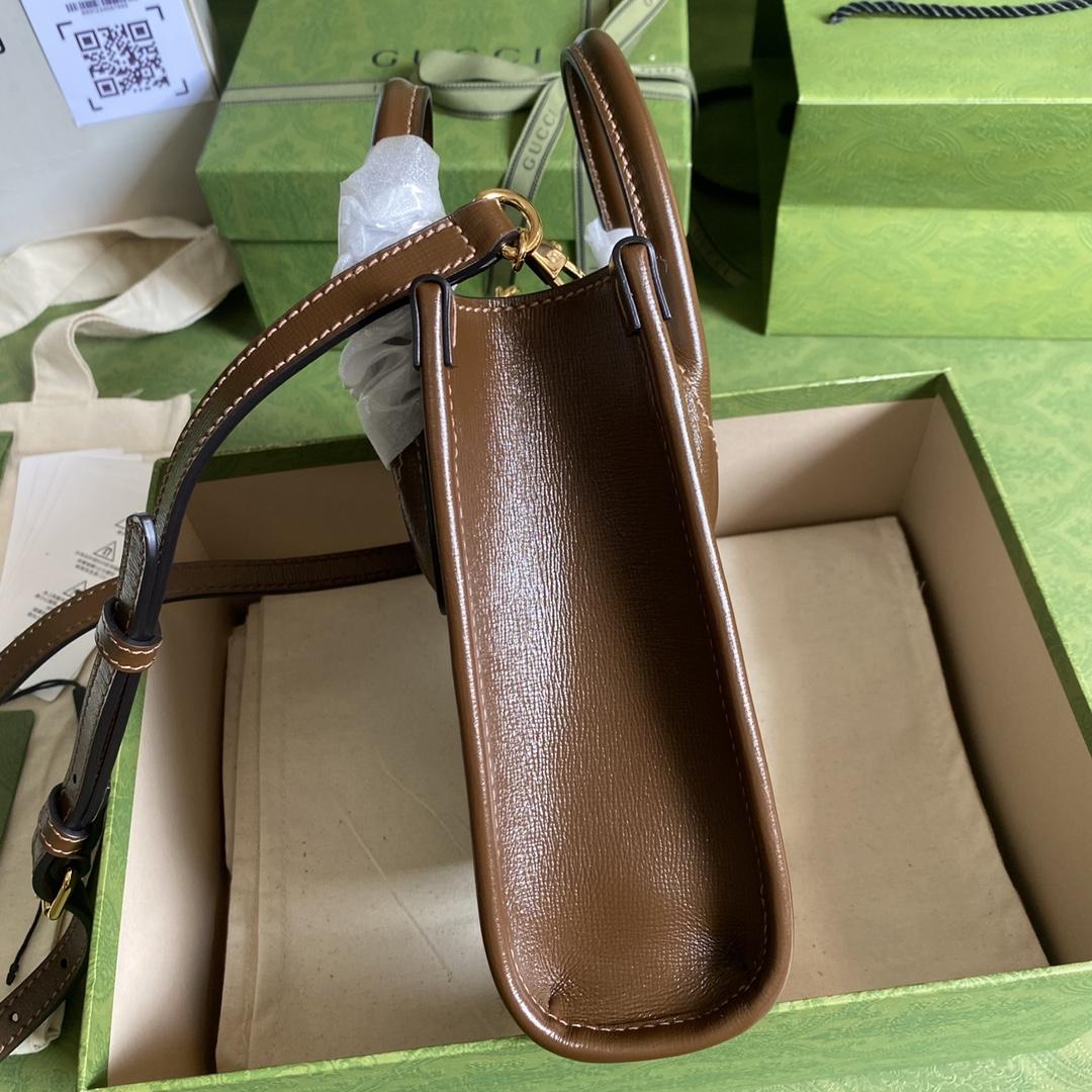 Gucci Mini Tote Bag With Interlocking G(16*20*7cm) - FashionPlug
