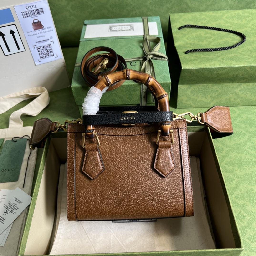 Gucci Diana Mini Tote Bag(20*16*10cm) - FashionPlug