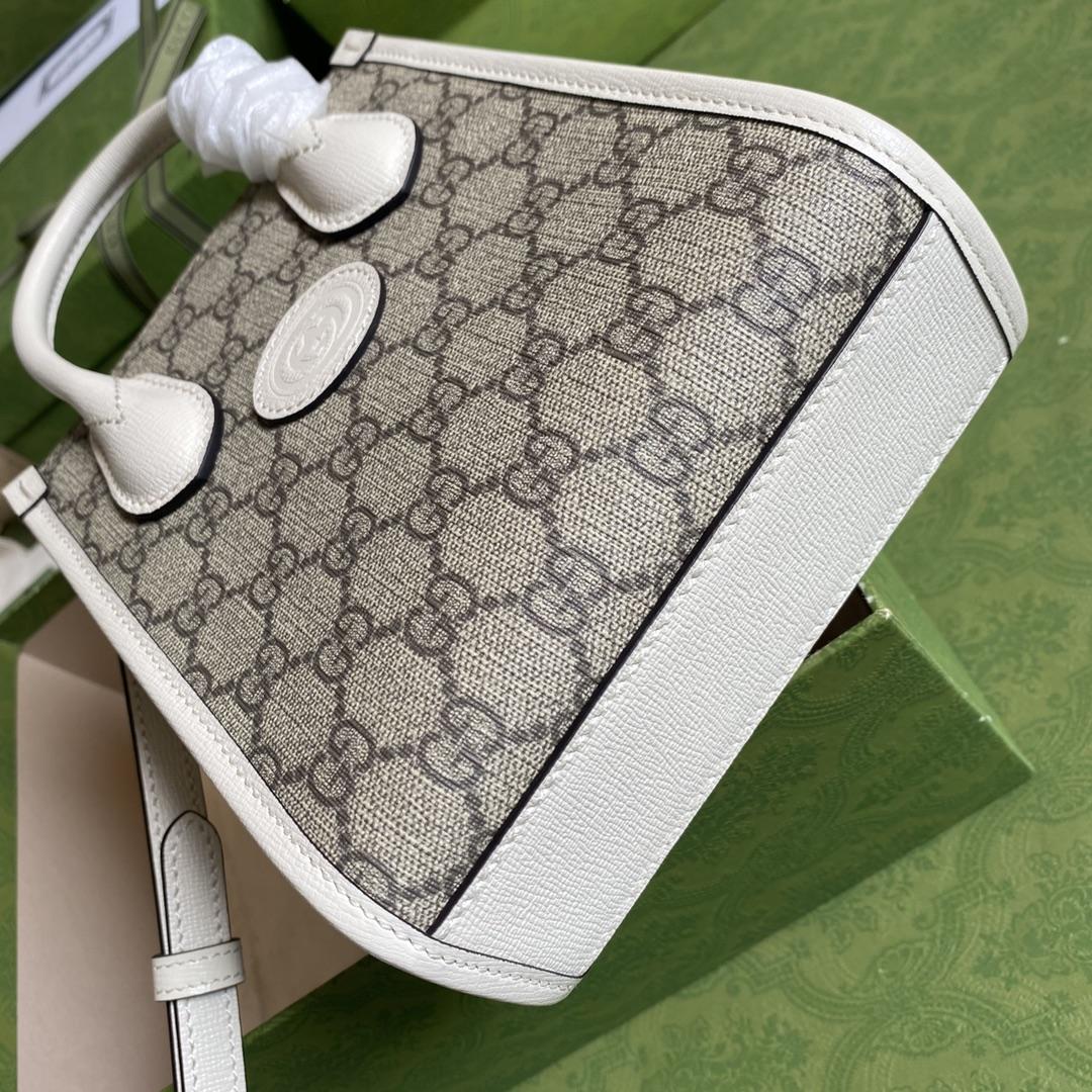 Gucci Mini Tote Bag With Interlocking G(16*20*7cm) - FashionPlug
