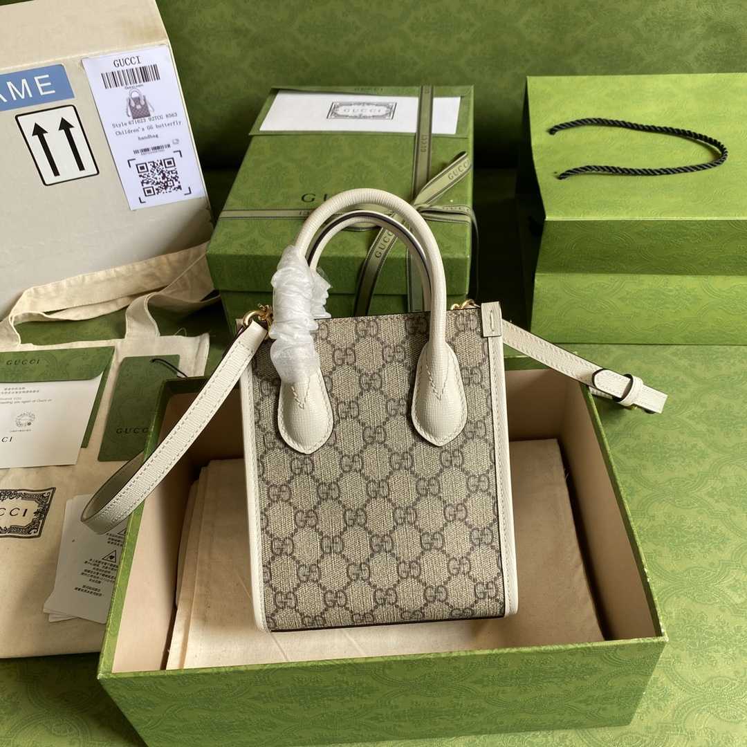 Gucci Mini Tote Bag With Interlocking G(16*20*7cm) - FashionPlug