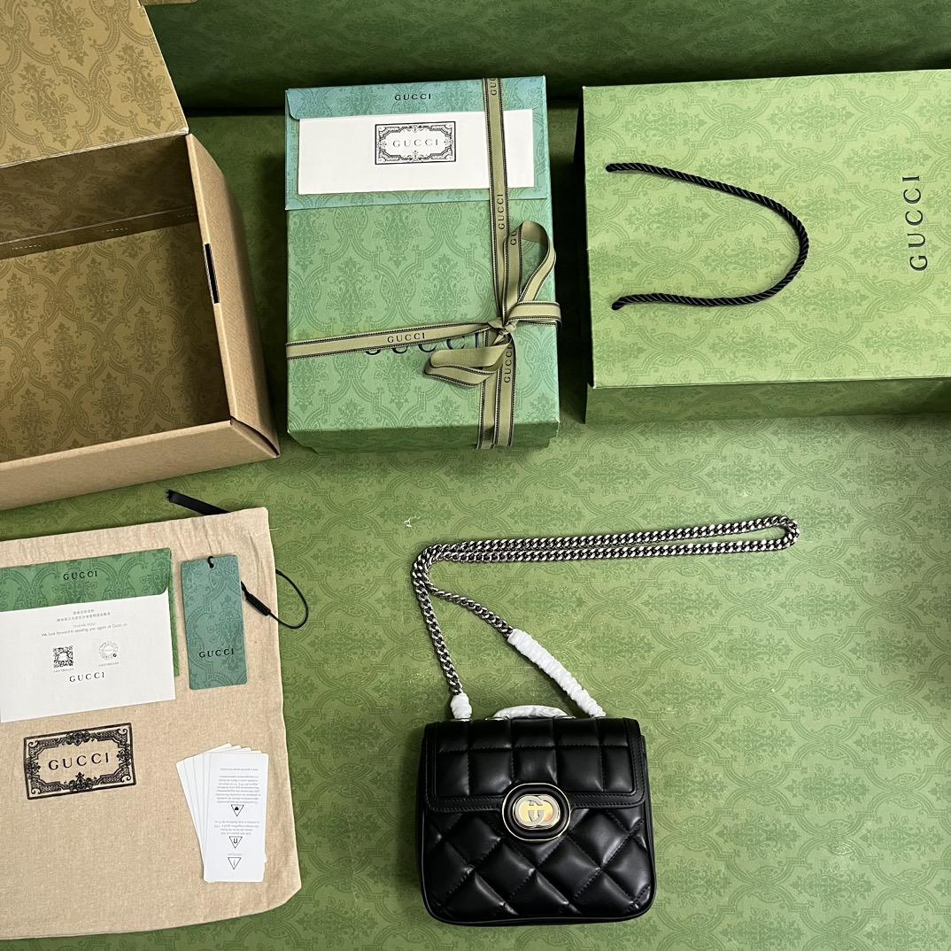 Gucci Deco Mini Shoulder Bag (18-14.5-8cm) - FashionPlug