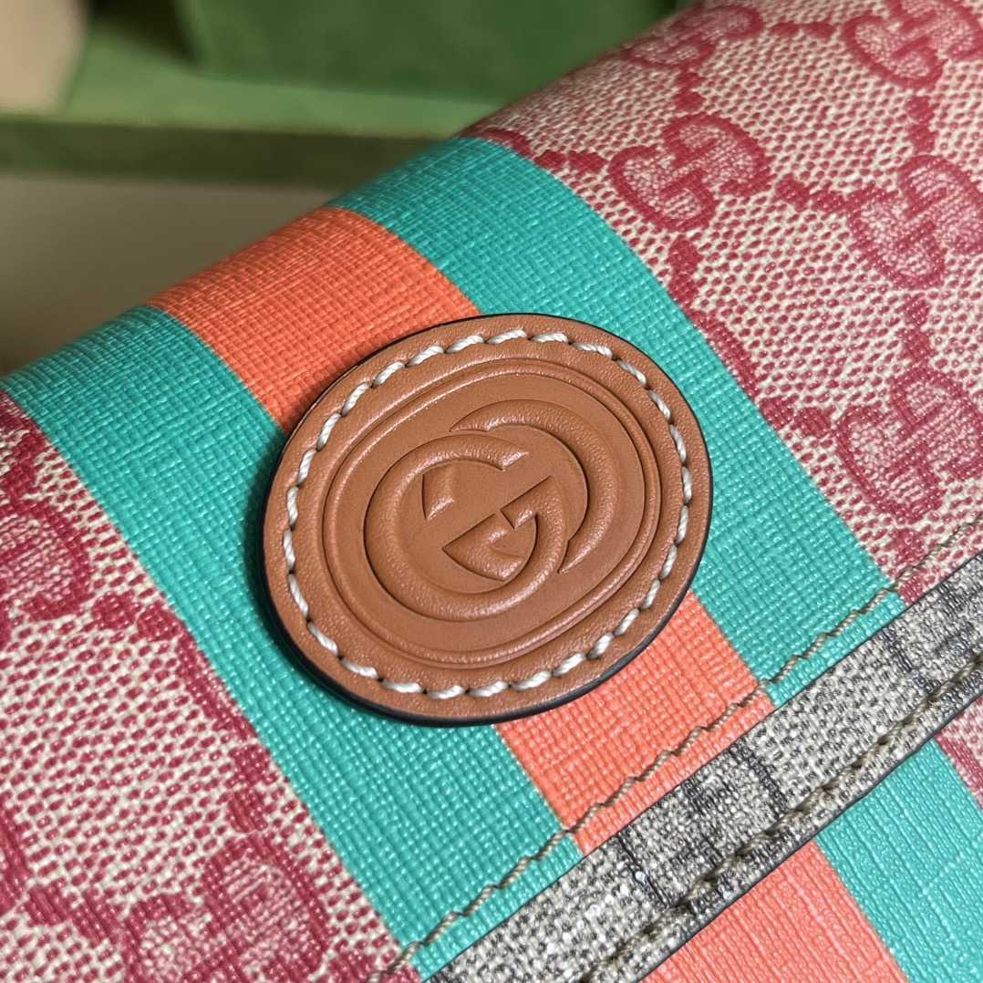 Gucci GG Top Handle Mini Bag With Web(13-18*10-4.5cm) - FashionPlug