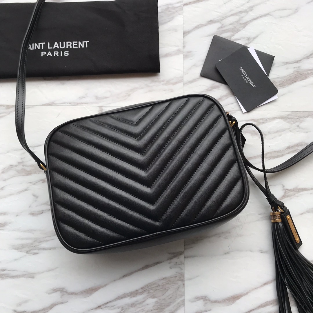 Saint Laurent Lou Matelassé Leather Camera Bag(23x16x6cm) - FashionPlug