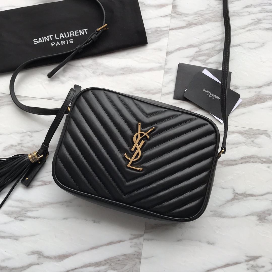 Saint Laurent Lou Matelassé Leather Camera Bag(23x16x6cm) - FashionPlug