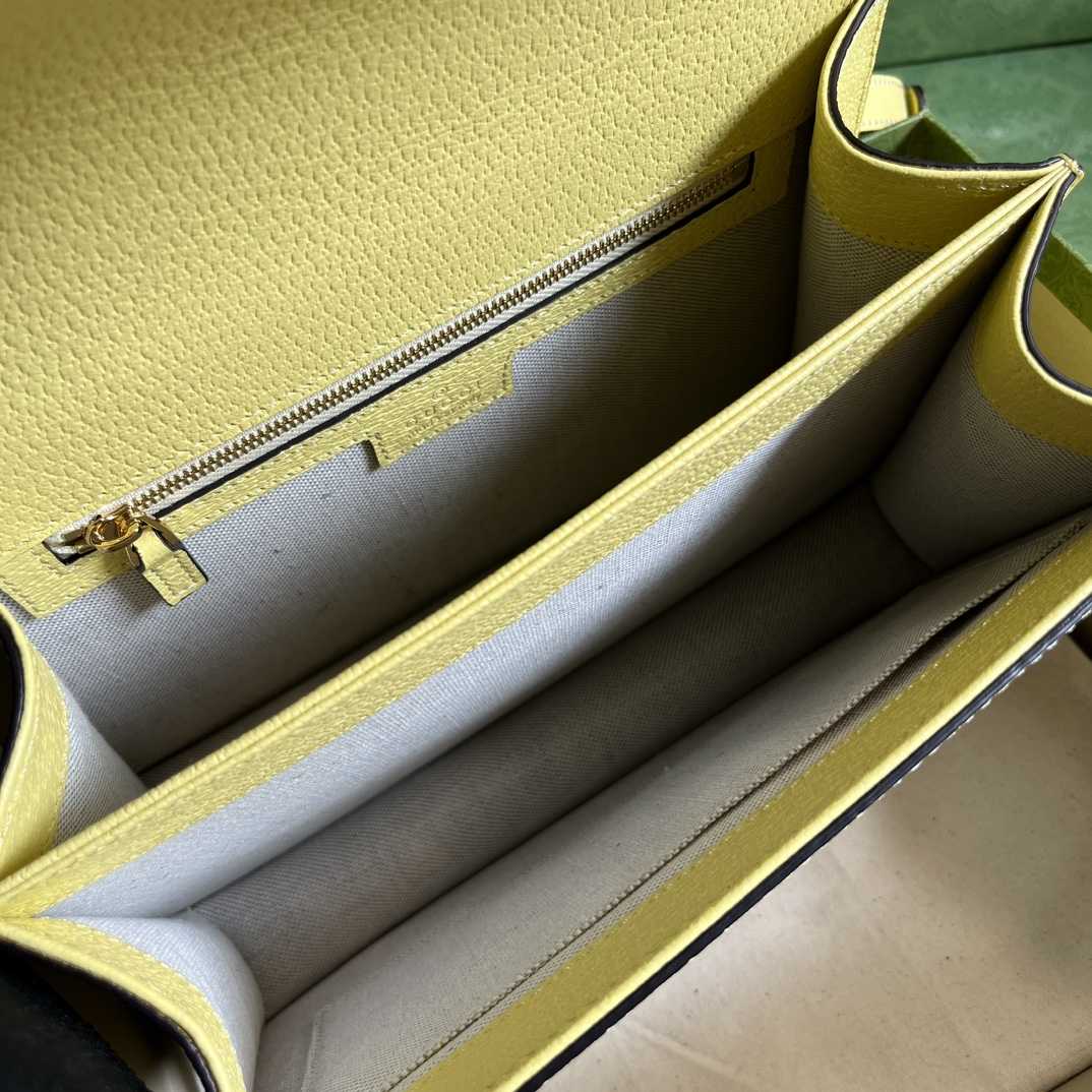 Gucci Ophidia Jumbo GG Top Handle Bag(25-17.5-7cm) - FashionPlug