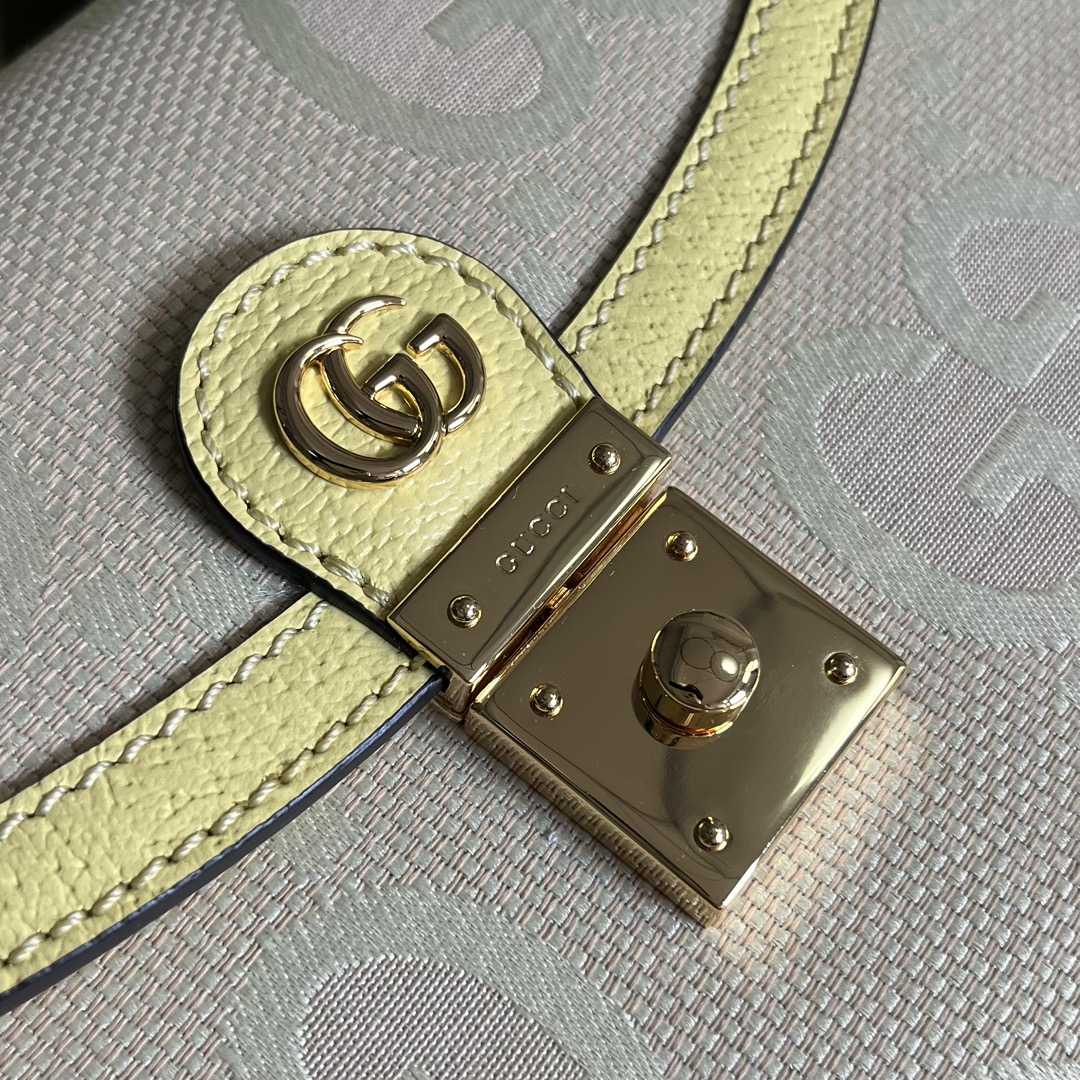 Gucci Ophidia Jumbo GG Top Handle Bag(25-17.5-7cm) - FashionPlug