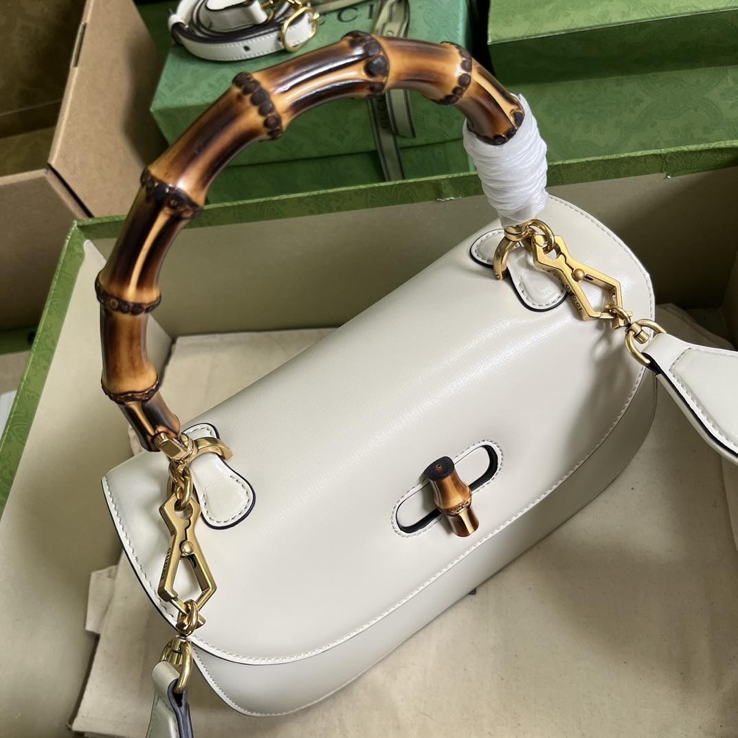 Gucci Bamboo 1947 Medium Bag(26-17-9cm) - FashionPlug