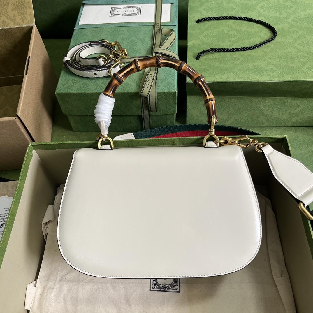 Gucci Bamboo 1947 Medium Bag(26-17-9cm) - FashionPlug