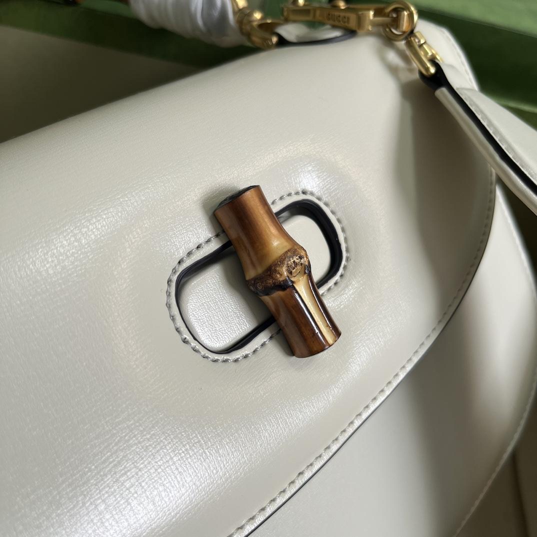 Gucci Bamboo 1947 Medium Bag(26-17-9cm) - FashionPlug