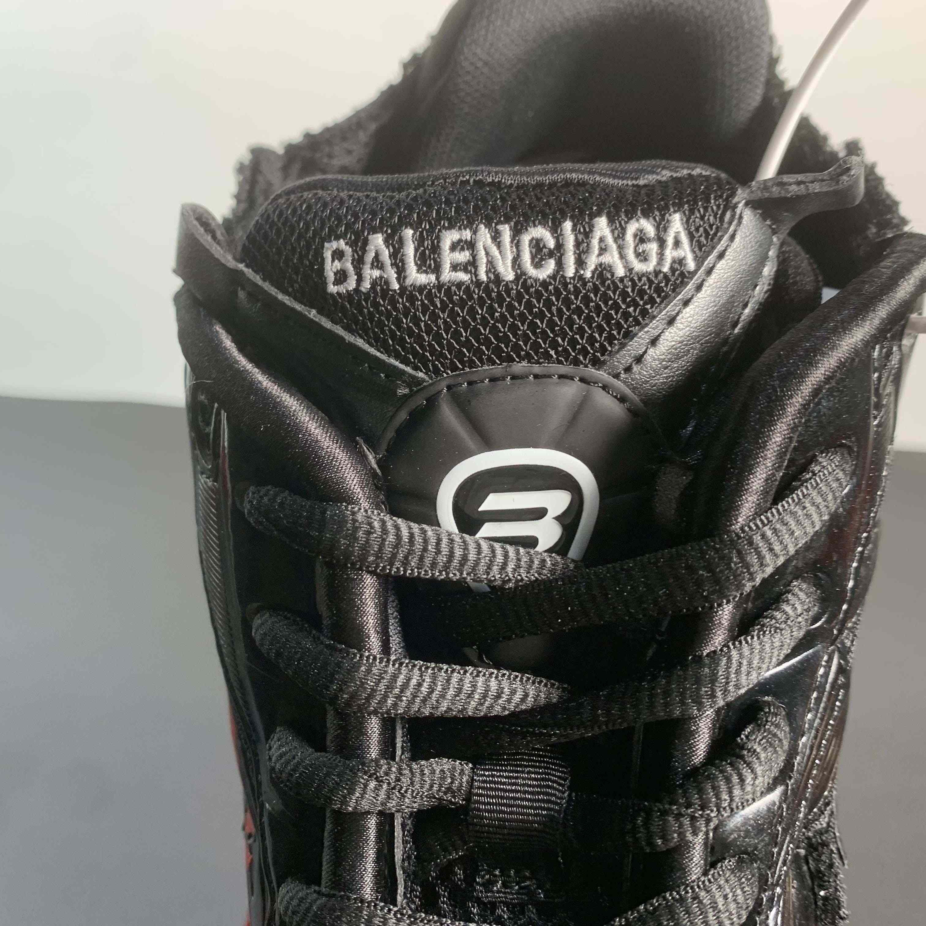 Balenciaga Runner Graffiti Sneaker In Black - FashionPlug