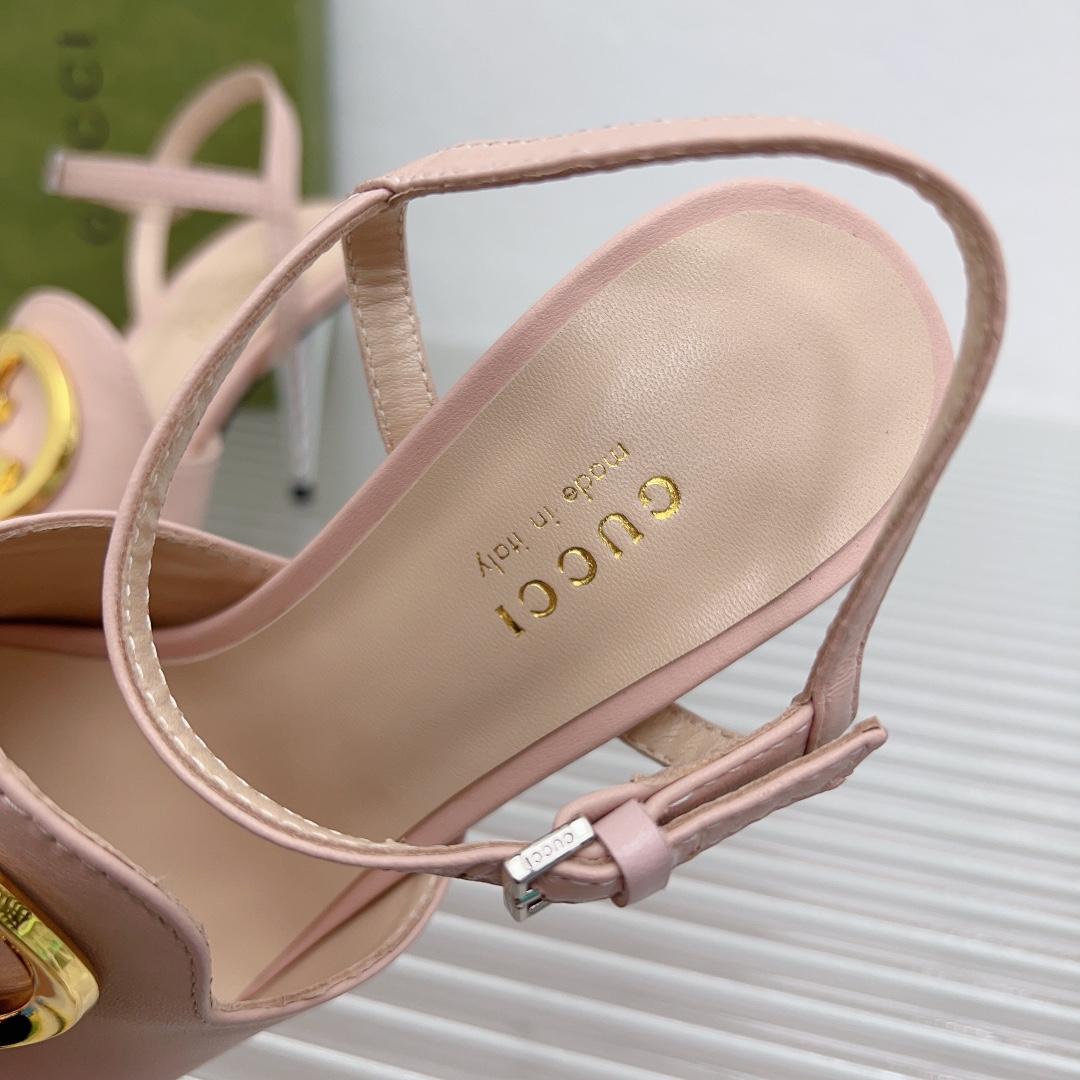Gucci Blondie Heeled Sandal - FashionPlug