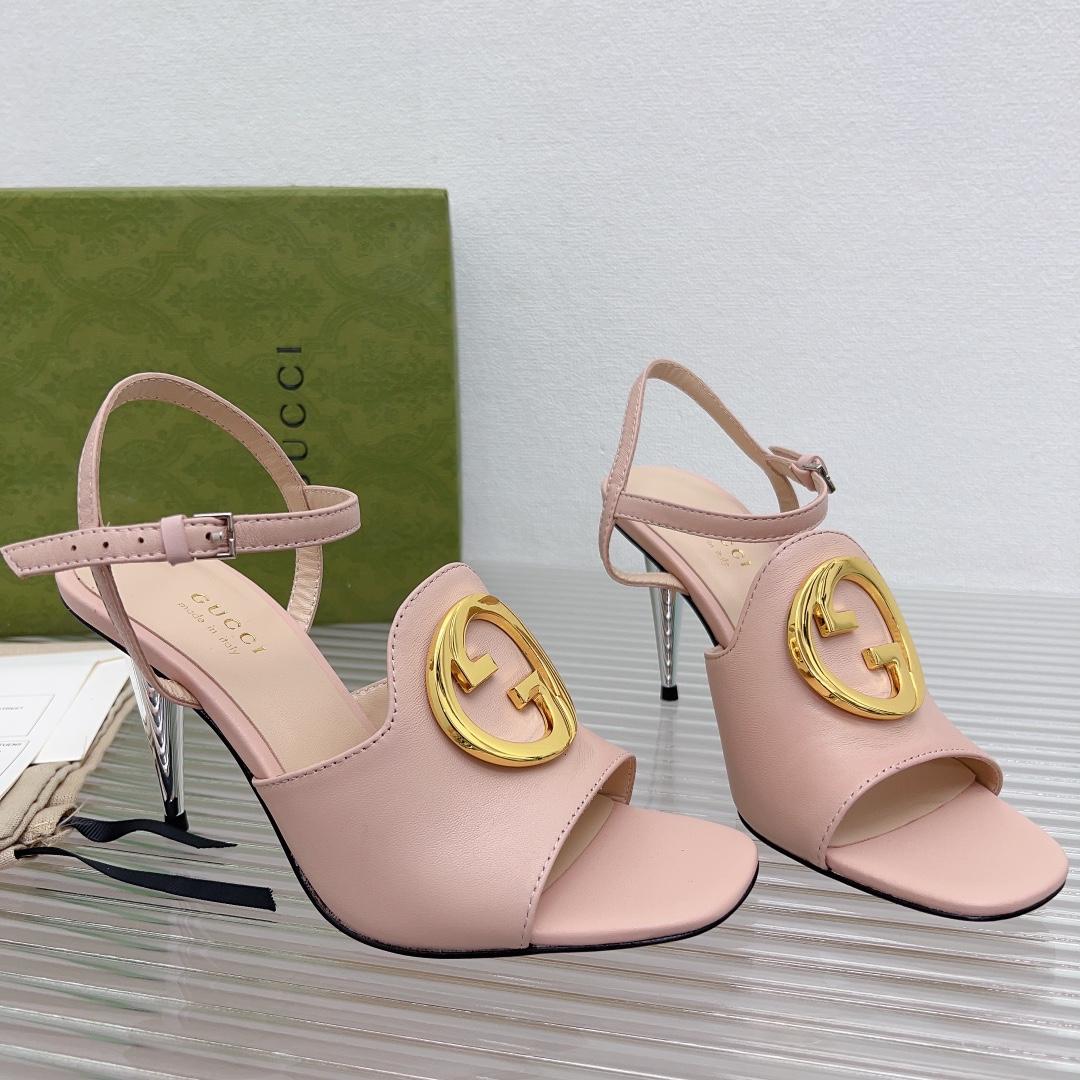 Gucci Blondie Heeled Sandal - FashionPlug