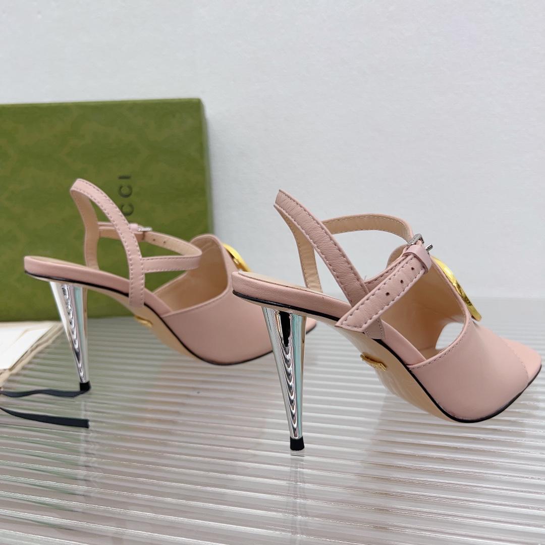 Gucci Blondie Heeled Sandal - FashionPlug