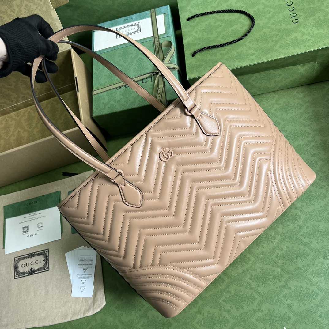 Gucci GG Marmont Large Tote Bag(38.5-29-14cm) - FashionPlug