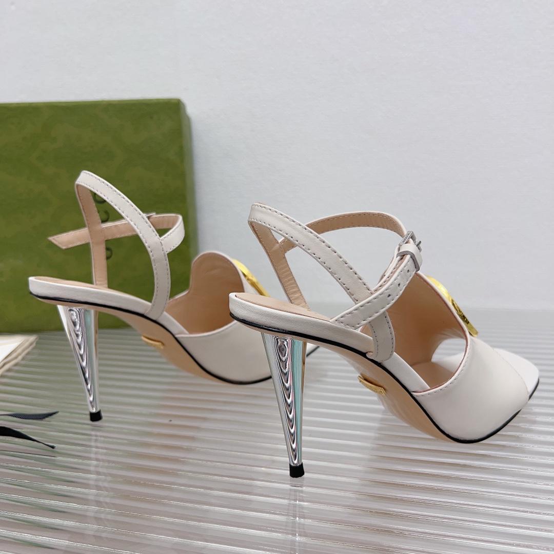 Gucci Blondie Heeled Sandal - FashionPlug