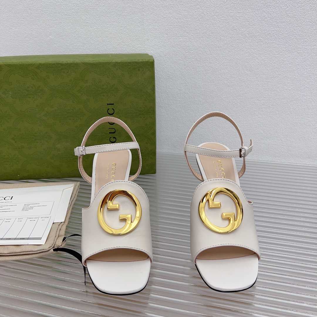 Gucci Blondie Heeled Sandal - FashionPlug