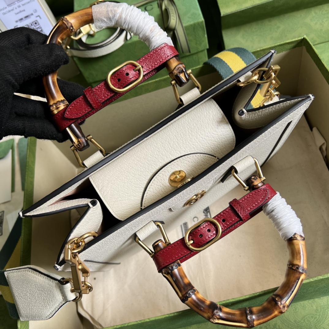 Gucci Diana Small Tote Bag(27-24-11cm) - FashionPlug