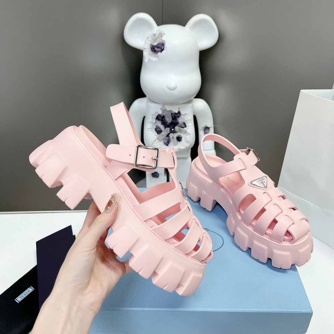 Prada Foam Rubber Sandals - FashionPlug