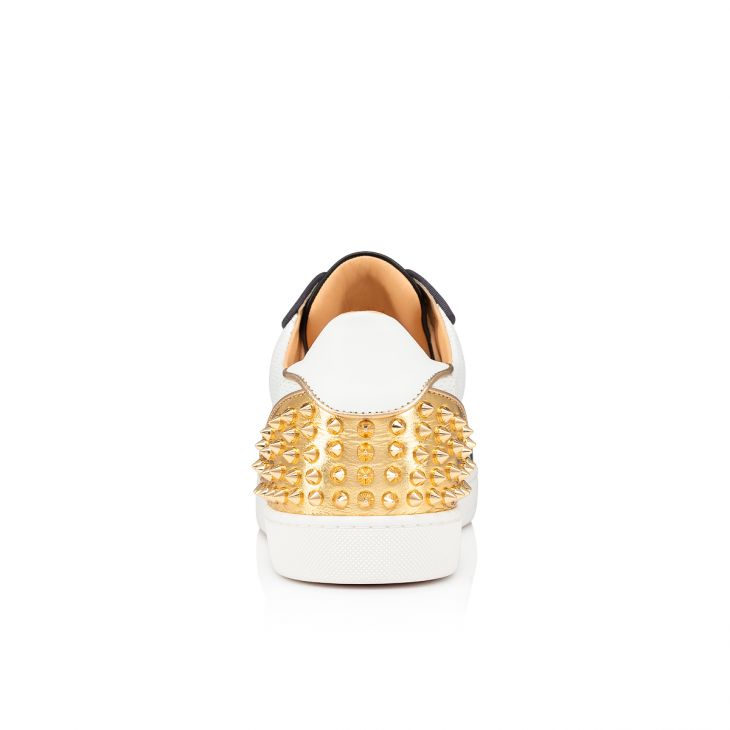 Christian Louboutin Seavaste 2 Low-Top Sneakers - King fabric And Spikes - Multicolor - FashionPlug