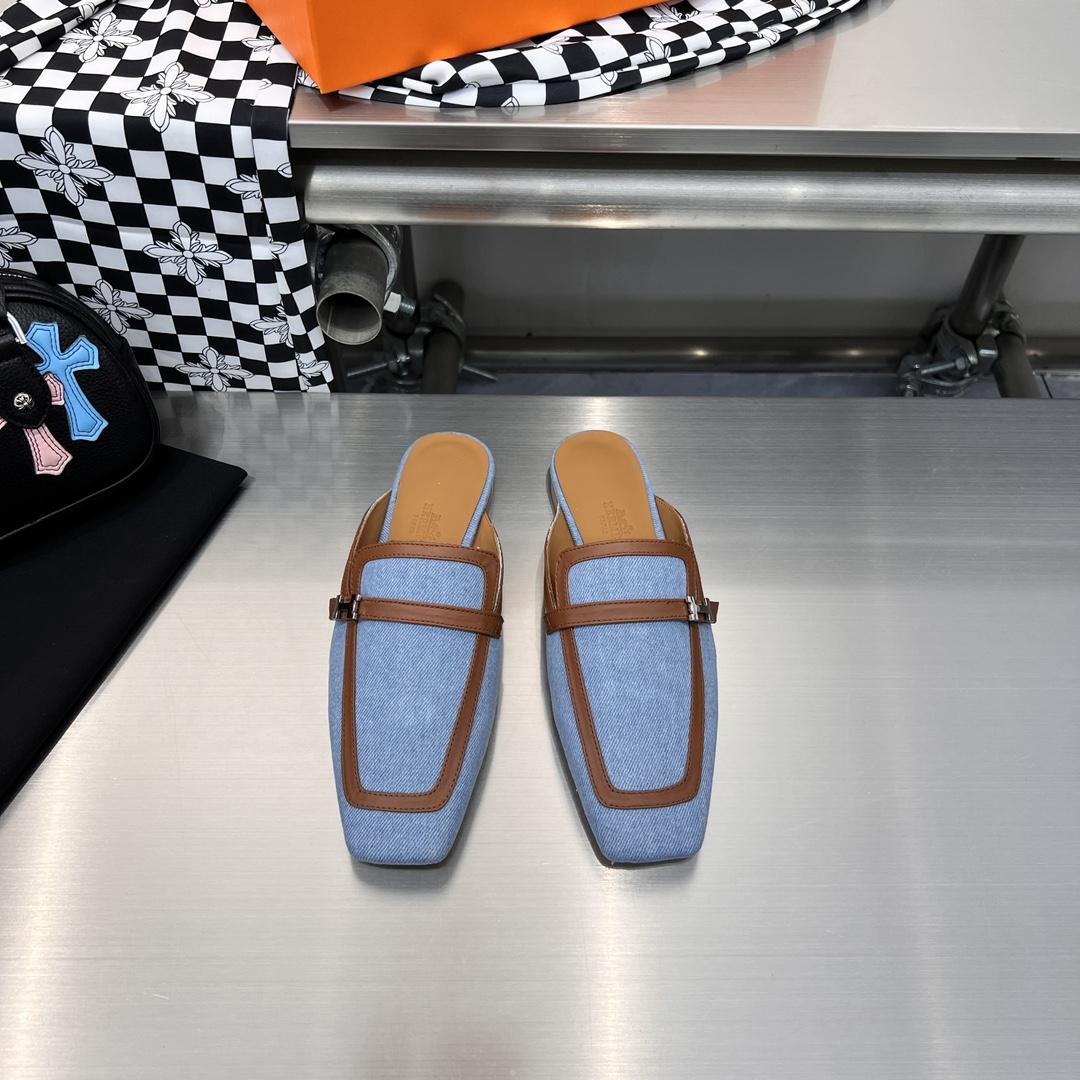 Hermes Groupie Mule - FashionPlug