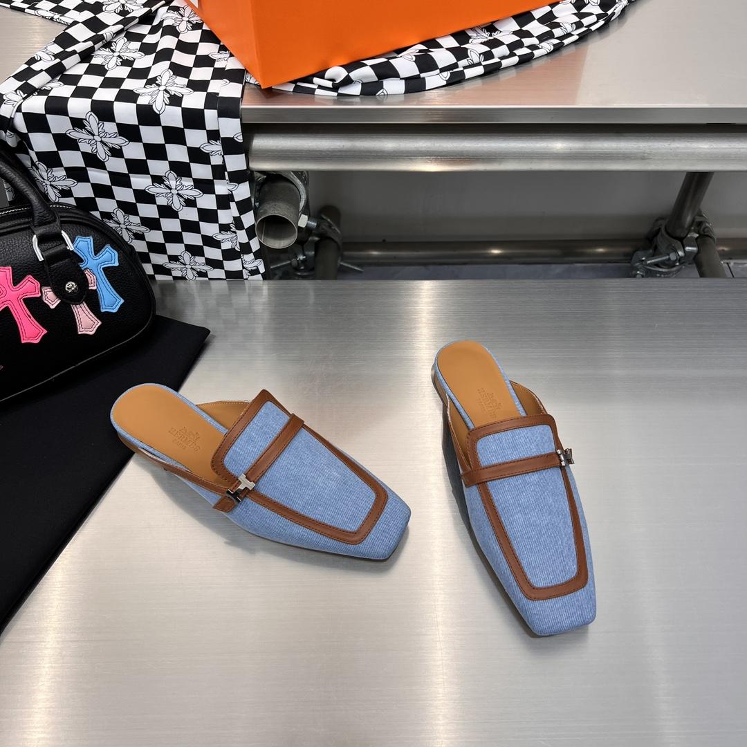 Hermes Groupie Mule - FashionPlug