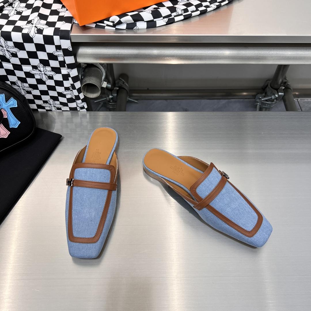 Hermes Groupie Mule - FashionPlug