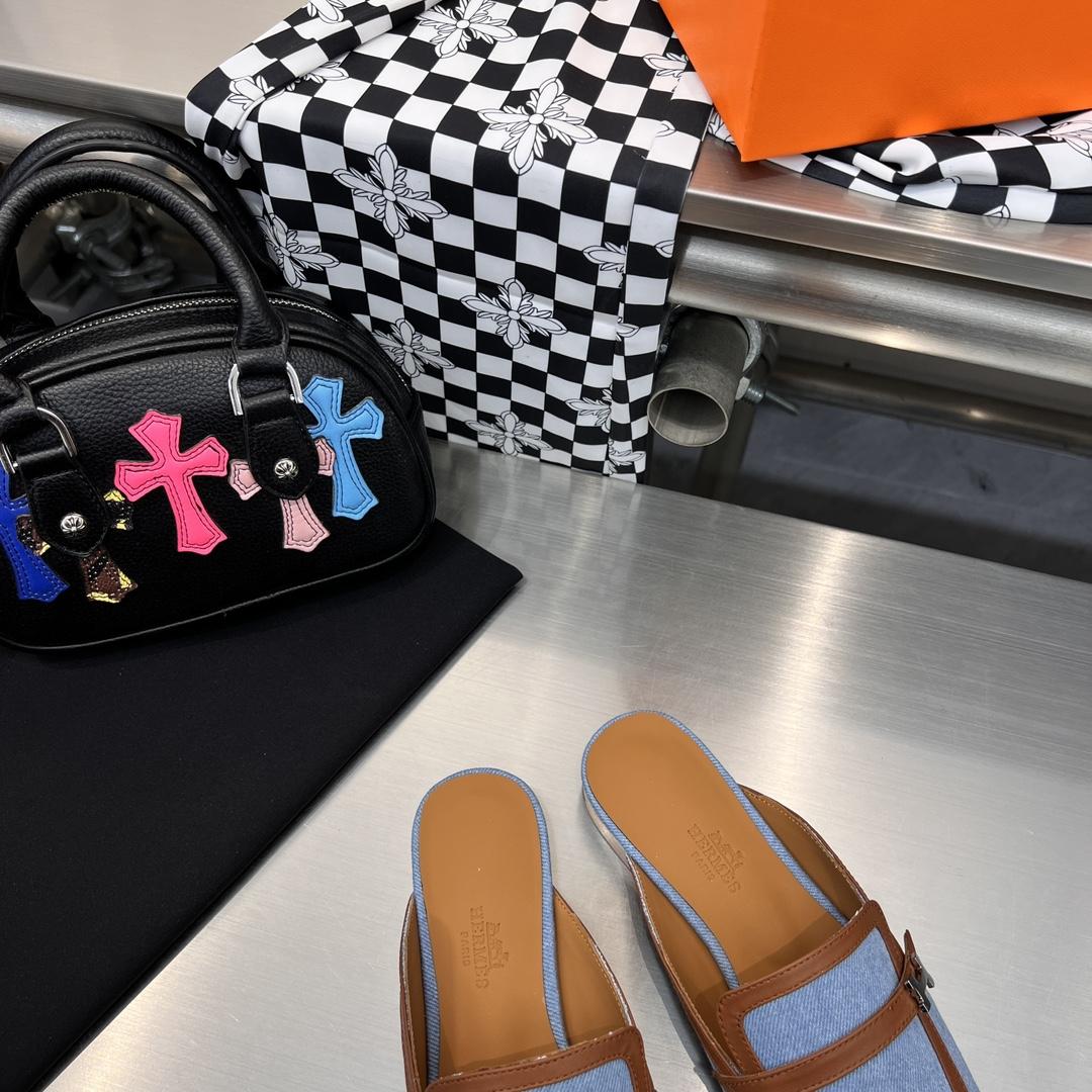 Hermes Groupie Mule - FashionPlug