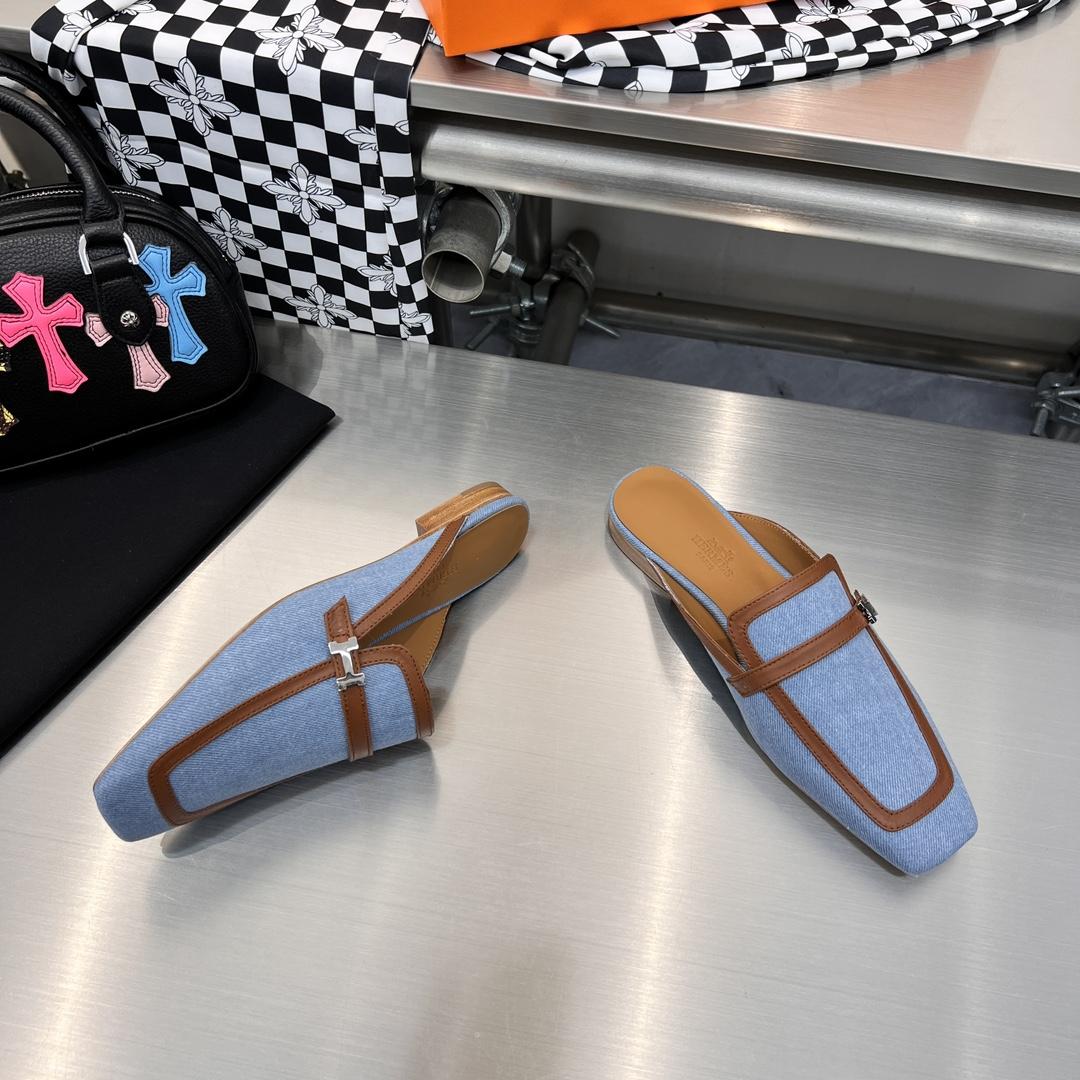 Hermes Groupie Mule - FashionPlug