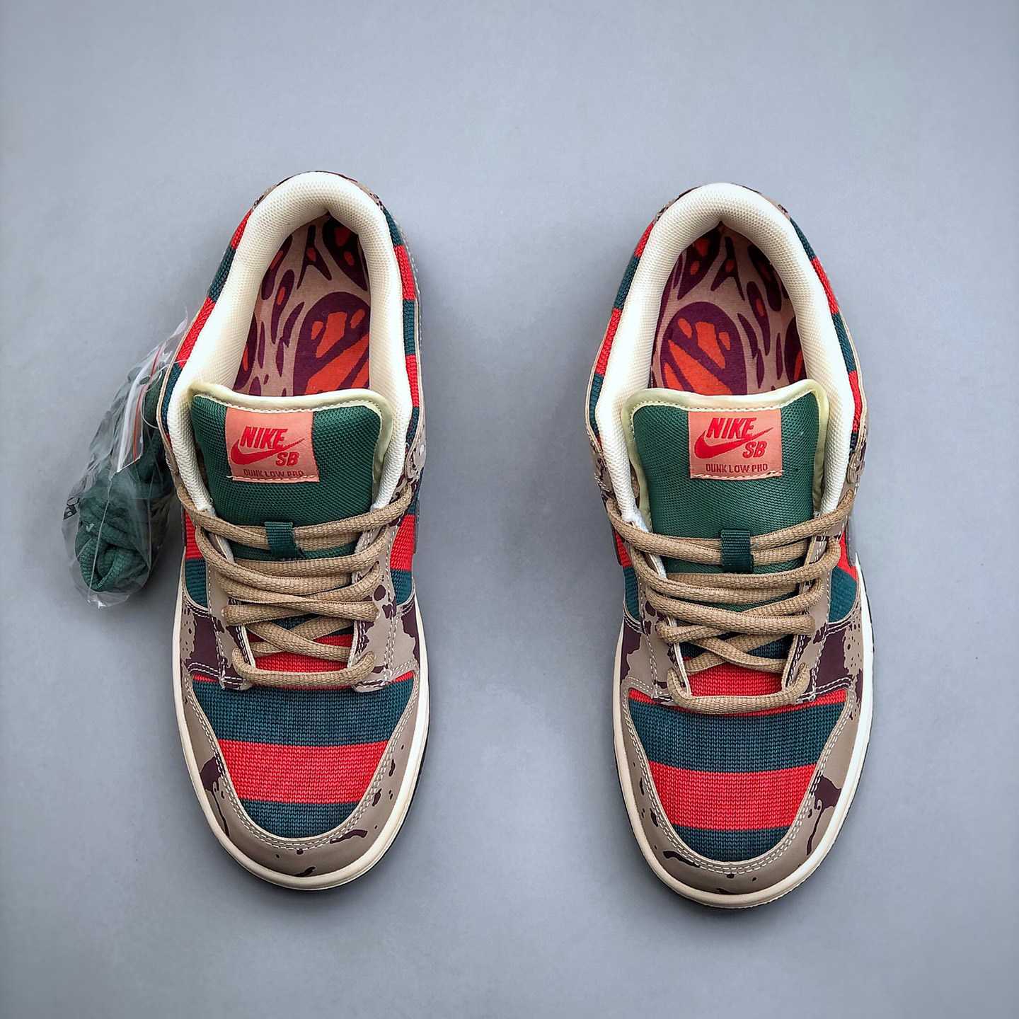 Nike Dunk SB Low Freddy Krueger Sneakers     313170-202 - FashionPlug