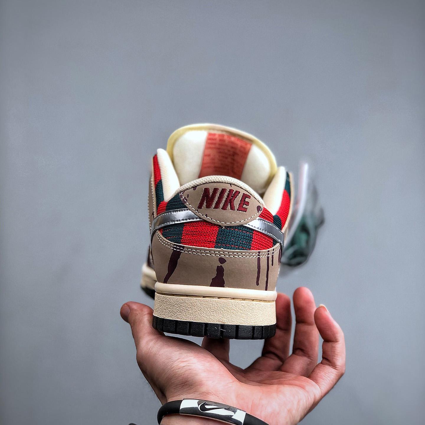 Nike Dunk SB Low Freddy Krueger Sneakers     313170-202 - FashionPlug