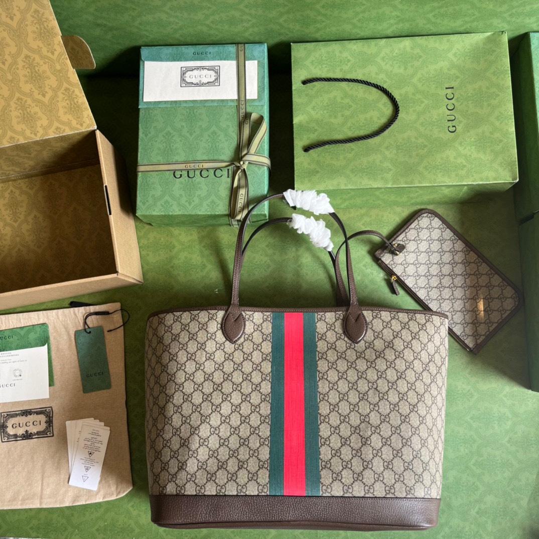 Gucci Ophidia Large Tote Bag(40-33-19CM) - FashionPlug