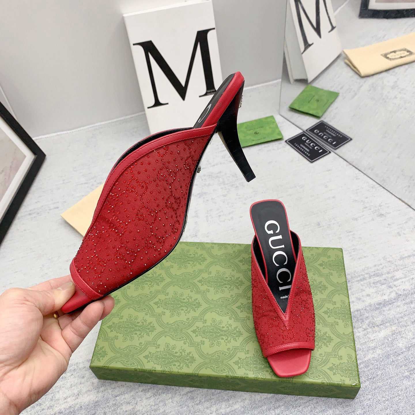 Gucci Women's GG Slide Sandal - FashionPlug