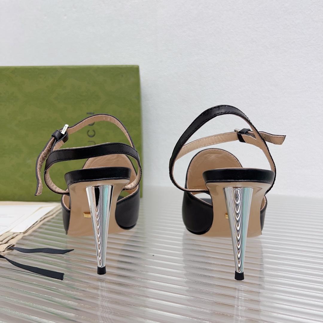 Gucci Blondie Heeled Sandal - FashionPlug