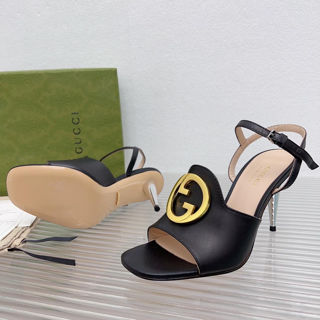 Gucci Blondie Heeled Sandal - FashionPlug
