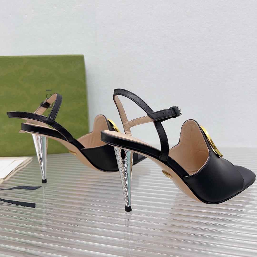 Gucci Blondie Heeled Sandal - FashionPlug