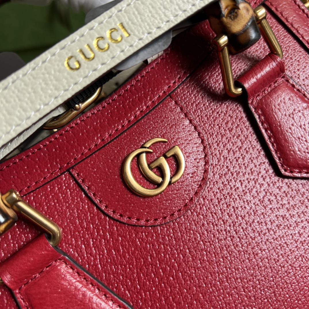 Gucci Diana Mini Tote Bag(20*16*10cm) - FashionPlug