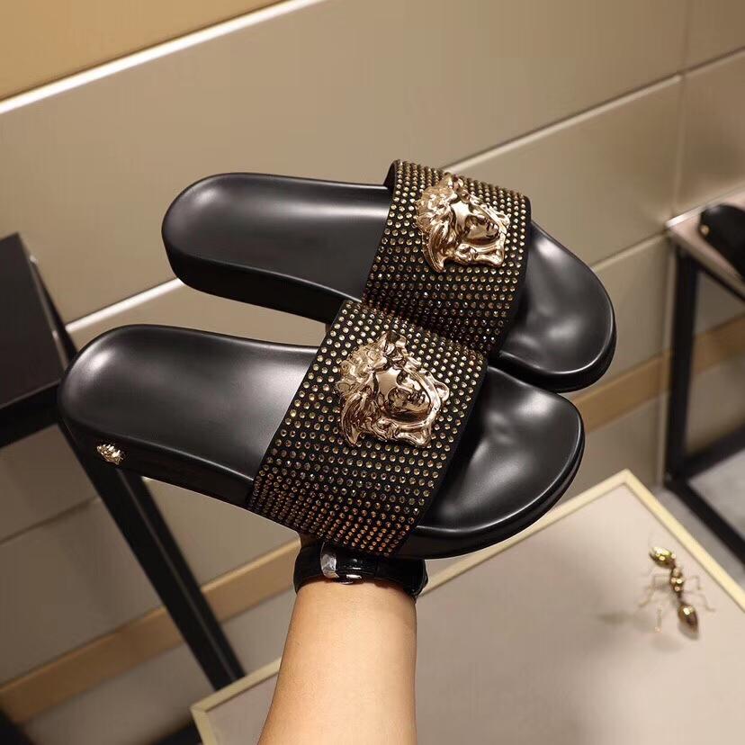 Versace Medusa Sandals  - FashionPlug